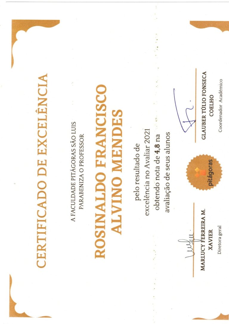 Certificado de Faculdade Destaque
